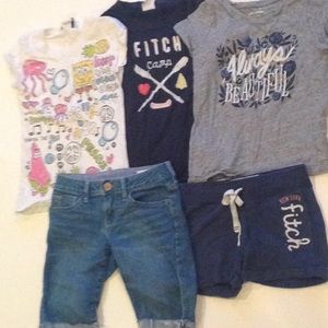 Not too girly summer bundle size 7-8.